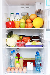 Healthy Food in Refrigerator